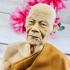 Lifelike Fine Art Monk Statue Lp Mahabaue Meditation Peaceful Thai Amulet #17282